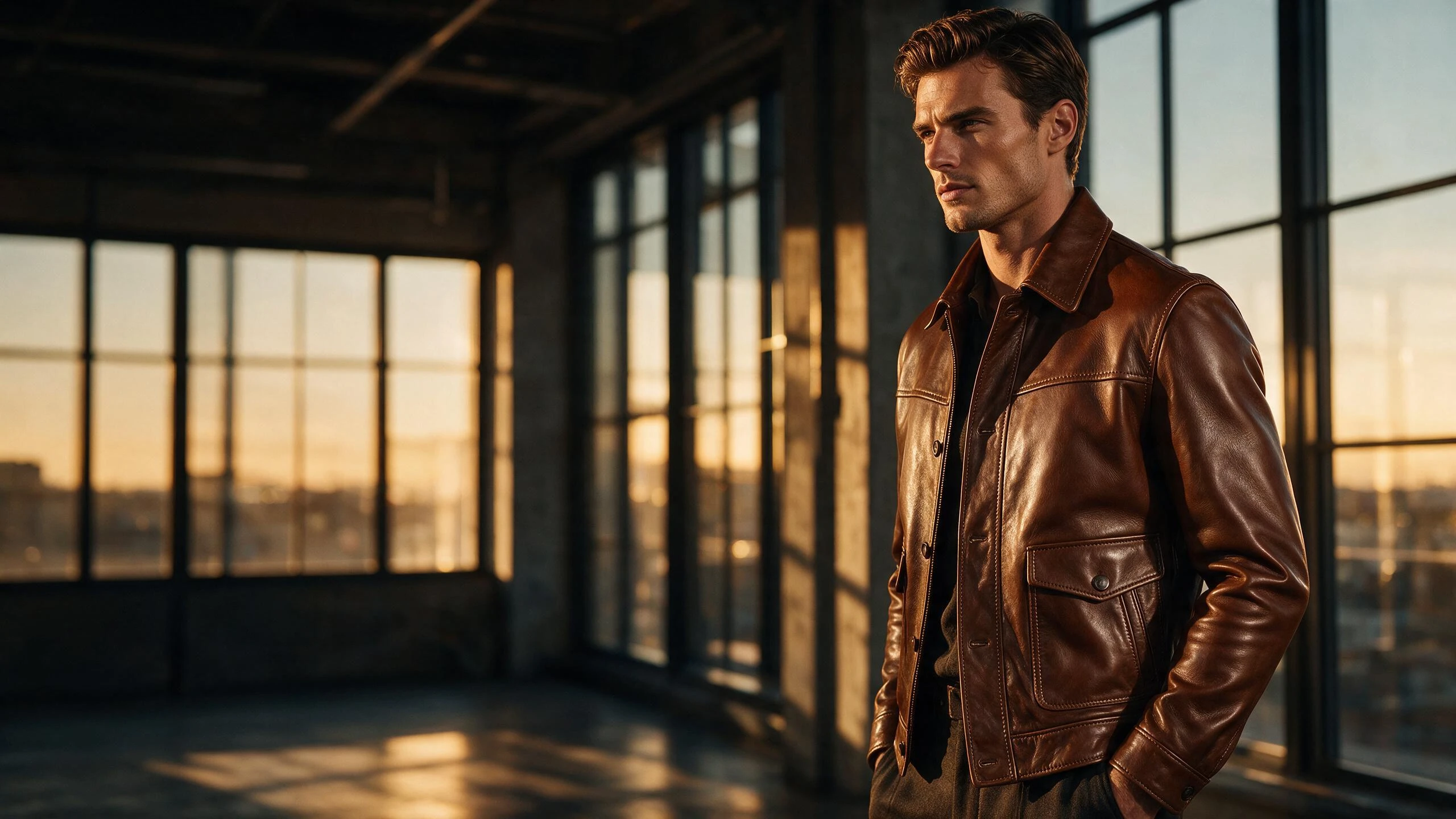 Leather and suede jackets banner